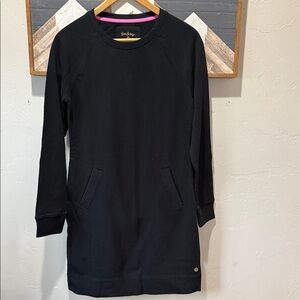 Lilly Pulitzer Black Sweatshirt Dress